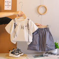 Casual short sleeved two-piece boys' clothing