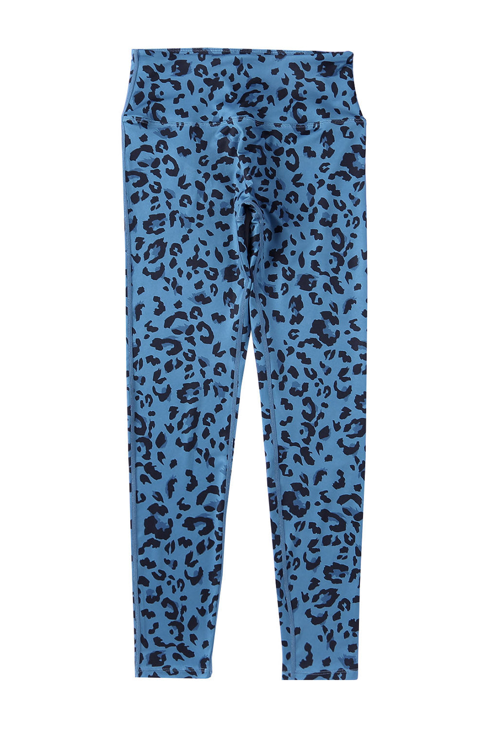 Green Classic Leopard Print Active Leggings