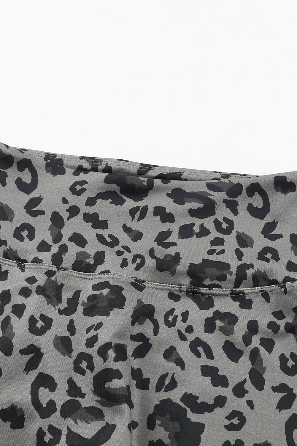 Green Classic Leopard Print Active Leggings